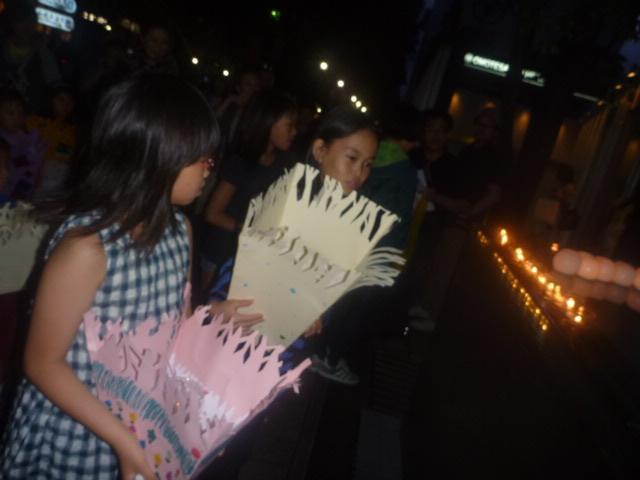キャンドルナイト＠表参道2011：子どもたちとパレード画像