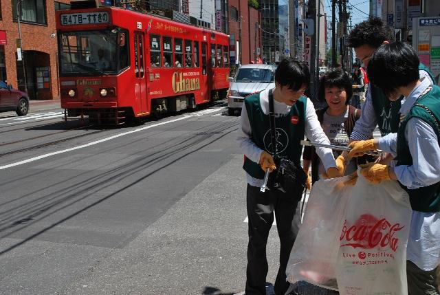 7/2 市電の会コラボおそうじinレールの上画像