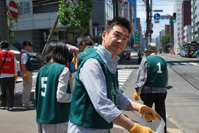 7/2 市電の会コラボおそうじinレールの上画像