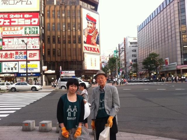 7/22 札幌夜そうじ すすきののホコ天に突入！画像