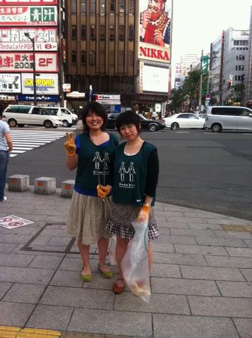 7/22 札幌夜そうじ すすきののホコ天に突入！画像