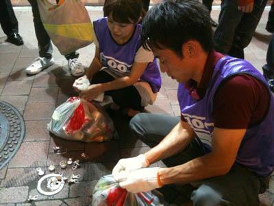 8/18 大人数で夜そうじ！画像