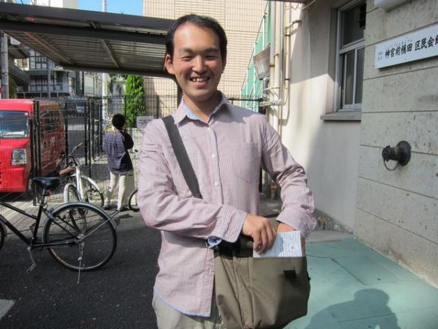 男性が多い水曜そうじ画像