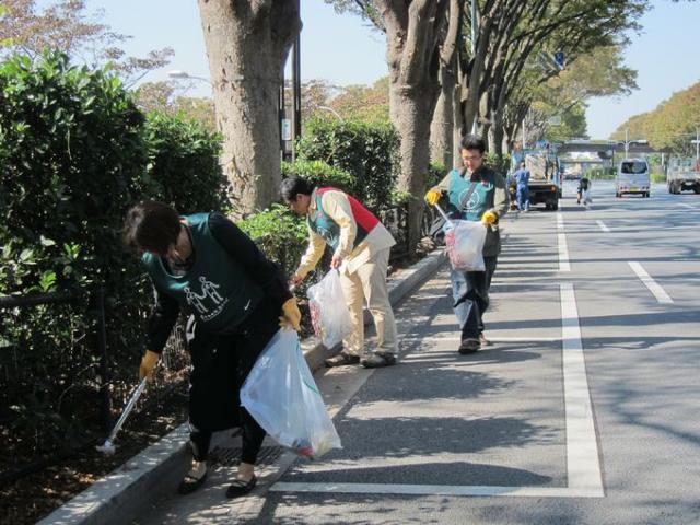 気持ちイイ秋晴れそうじ画像