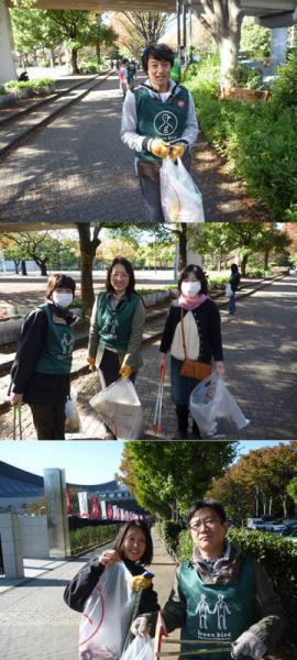 秋遠足みたいな秋散歩、秋そうじ画像