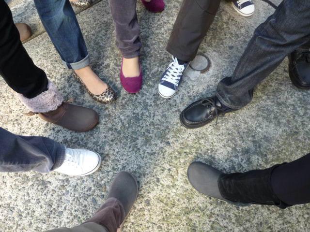 秋遠足みたいな秋散歩、秋そうじ画像