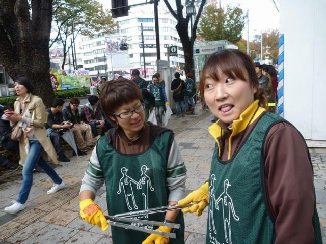 台風のような雨あがりのオシュマンズそうじ！画像