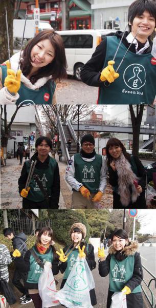 クリスマス表参道クリーンアップ大作戦2011画像