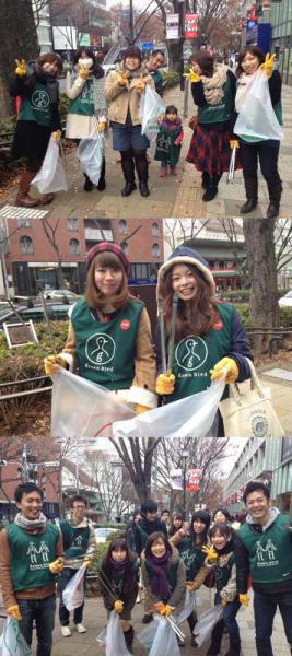 クリスマス表参道クリーンアップ大作戦2011画像