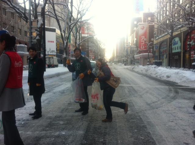 1/10 マイナス五度の朝そうじ！！画像