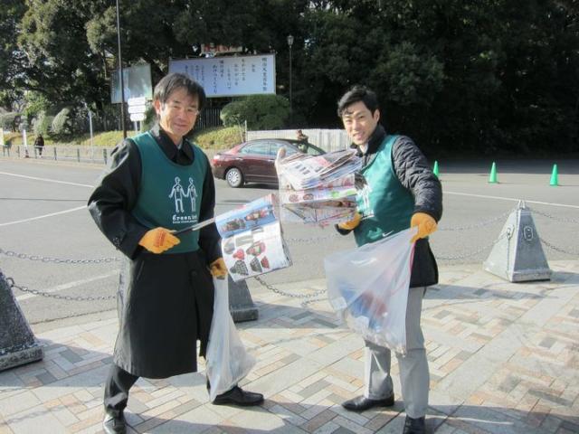 今年一番の寒〜いお掃除でした。画像