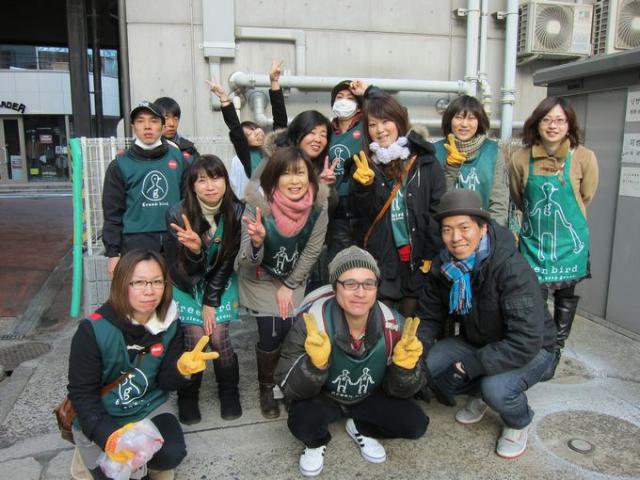 今年一番の寒〜いお掃除でした。画像