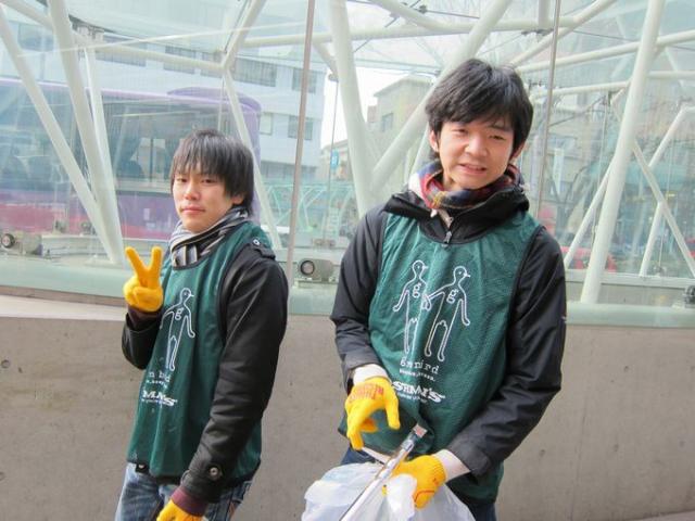 2012年1発目のオッシュマンズそうじ画像