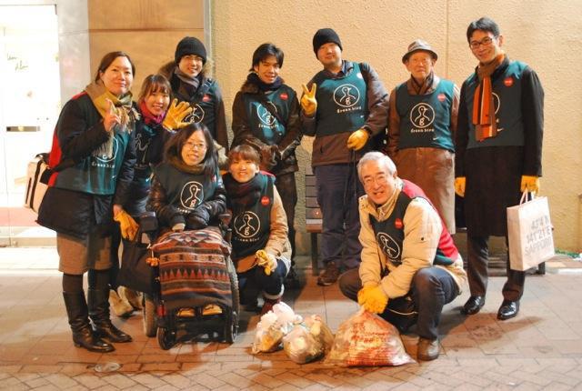 1/19 ドリ大チームと一緒に夜そうじ！画像