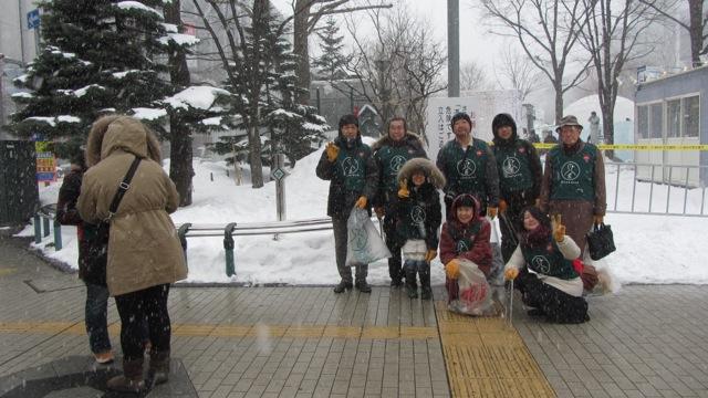 2/4 雪まつり直前おそうじ！画像