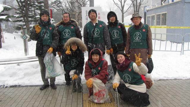 2/4 雪まつり直前おそうじ！画像