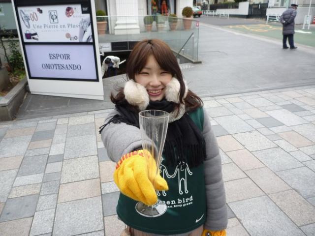 寒くて手が思うように動かない・・・。画像