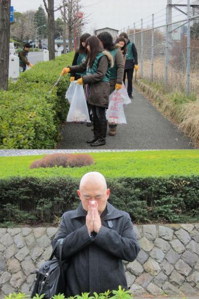 ガム取りからのそうじ画像