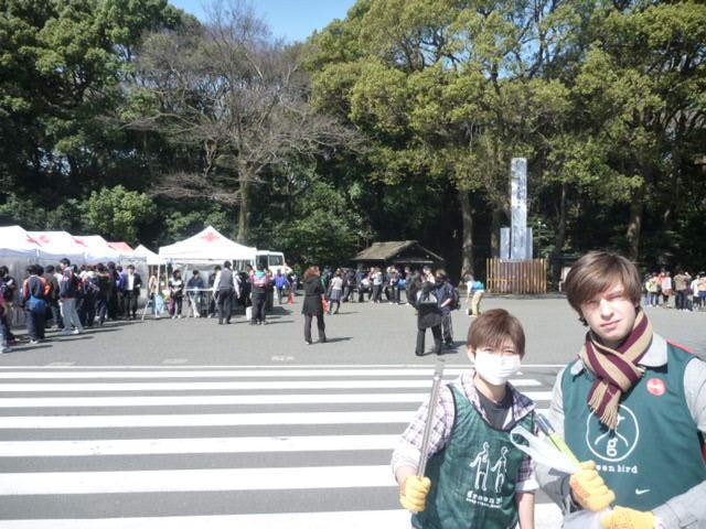 平成23年度も終わり、そろそろ短パンの準備かな。画像