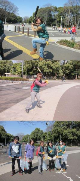 スペシャルゲストと共に一足お先にお花見そうじ！画像