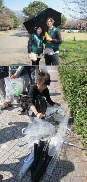 スペシャルゲストと共に一足お先にお花見そうじ！画像