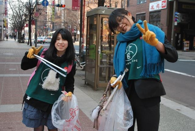 4/10 春が間近の朝そうじ♪画像