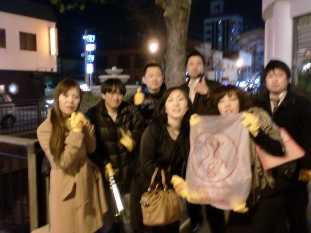 4/5@佐賀の繁華街「愛敬町」をプレそうじ画像