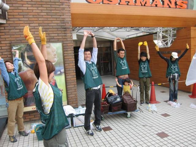 毎月第3日曜はオシュマンズ原宿店そうじだよ〜！画像