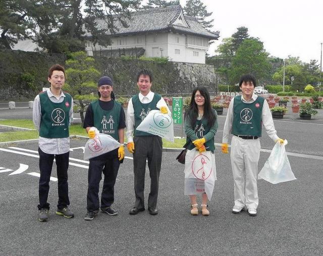 ５/２４＠佐賀城周辺朝そうじ画像