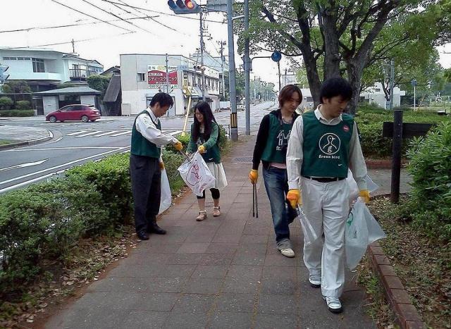 ５/２４＠佐賀城周辺朝そうじ画像