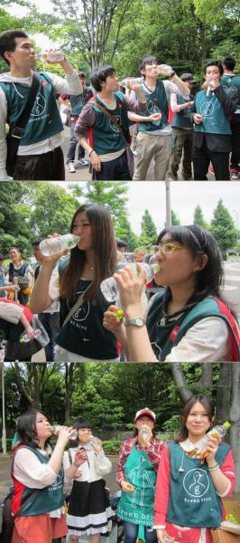 つなげよう！ごみゼロの輪！＠渋谷表参道画像