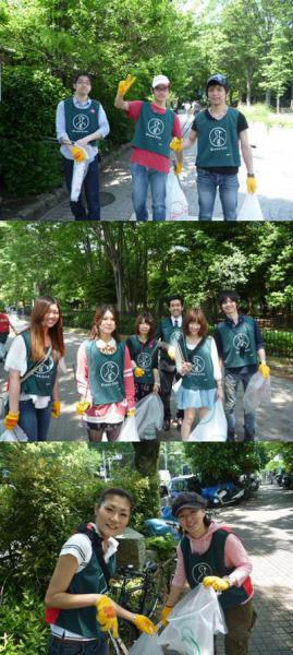 つなげよう！ごみゼロの輪！＠渋谷表参道画像