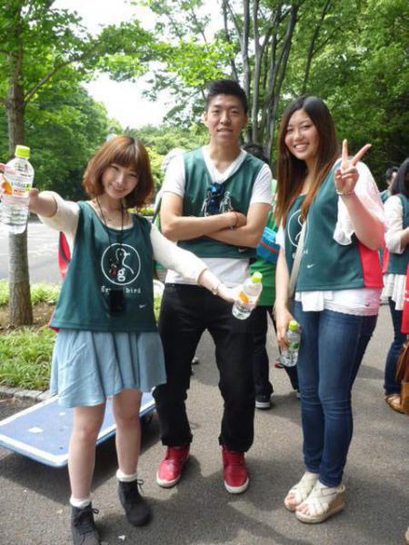 つなげよう！ごみゼロの輪！＠渋谷表参道画像