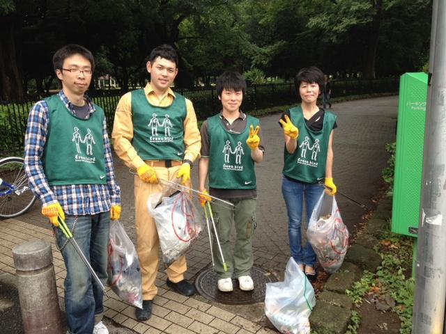 くもり空の第一歩画像