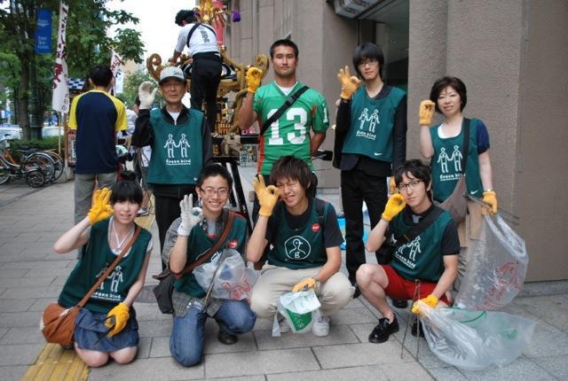 7/7 四番街まつり直前、ワッショイおそうじ！画像