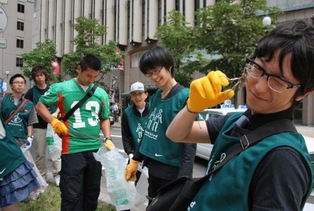 7/7 四番街まつり直前、ワッショイおそうじ！画像