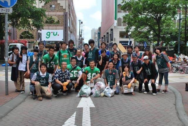 7/7 四番街まつり直前、ワッショイおそうじ！画像