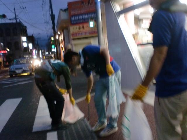 ７/１９夜そうじ＠愛敬画像