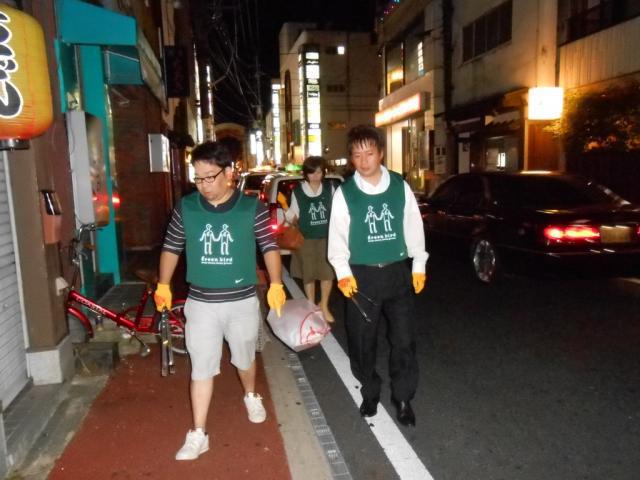 ８/２１夜そうじ＠愛敬画像