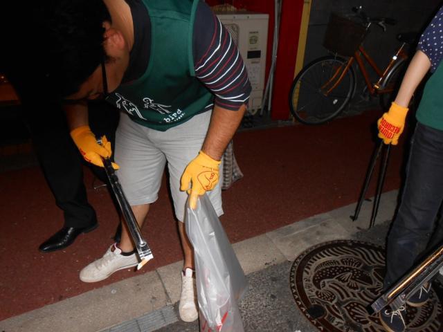 ８/２１夜そうじ＠愛敬画像