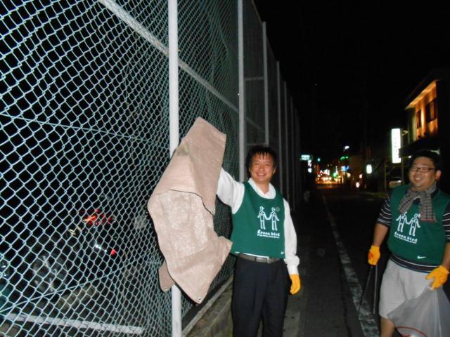 ８/２１夜そうじ＠愛敬画像