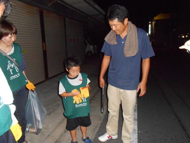 ８/２１夜そうじ＠愛敬画像