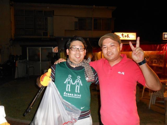 ８/２１夜そうじ＠愛敬画像