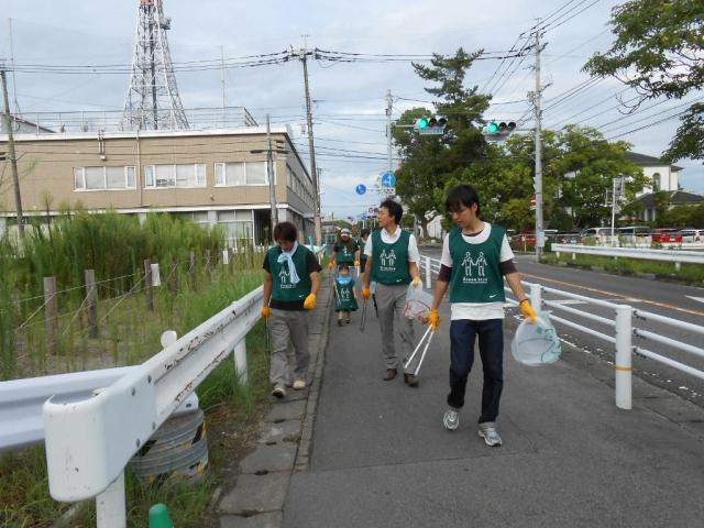 ８/２３朝そうじ＠佐賀城周辺画像
