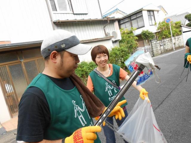 ８/２３朝そうじ＠佐賀城周辺画像