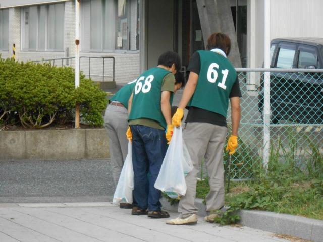 ８/２３朝そうじ＠佐賀城周辺画像