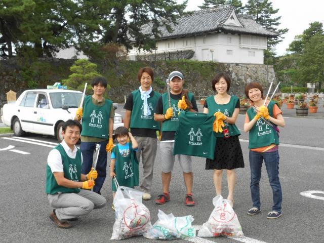 ８/２３朝そうじ＠佐賀城周辺画像