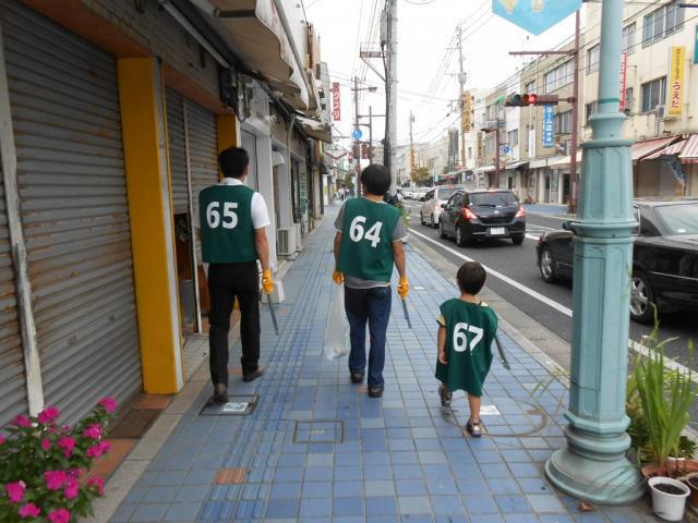 ９/１４朝そうじ＠佐賀城周辺画像