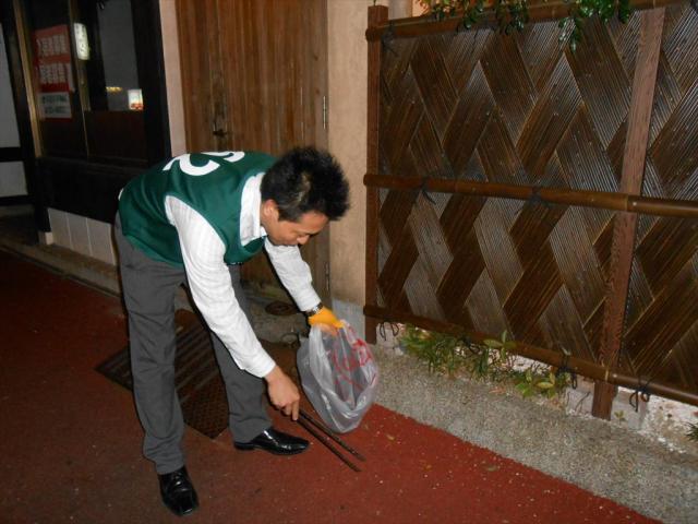 ９/２７夜そうじ＠愛敬画像