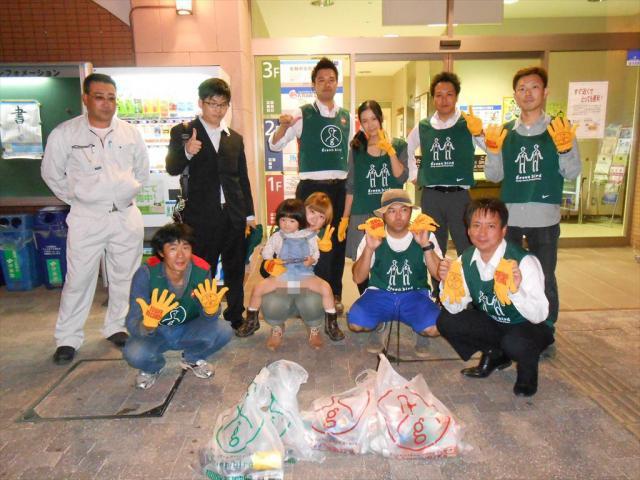 ９/２７夜そうじ＠愛敬画像